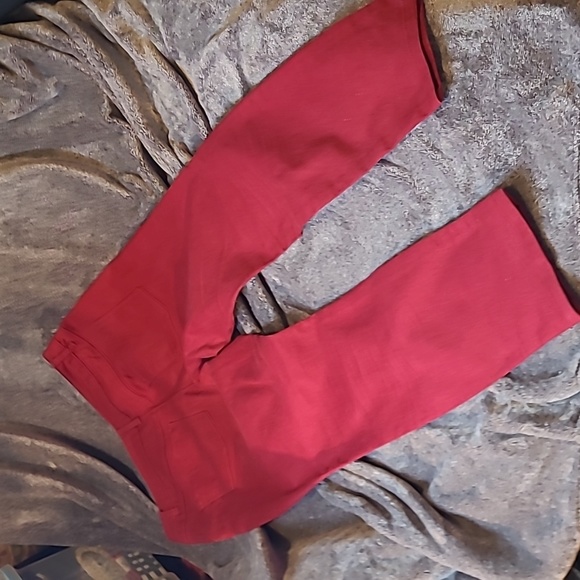 WAS $45. JEANS High Waist Skinny Ankle Denim Stretch Jeans Raspberry - Picture 5 of 13